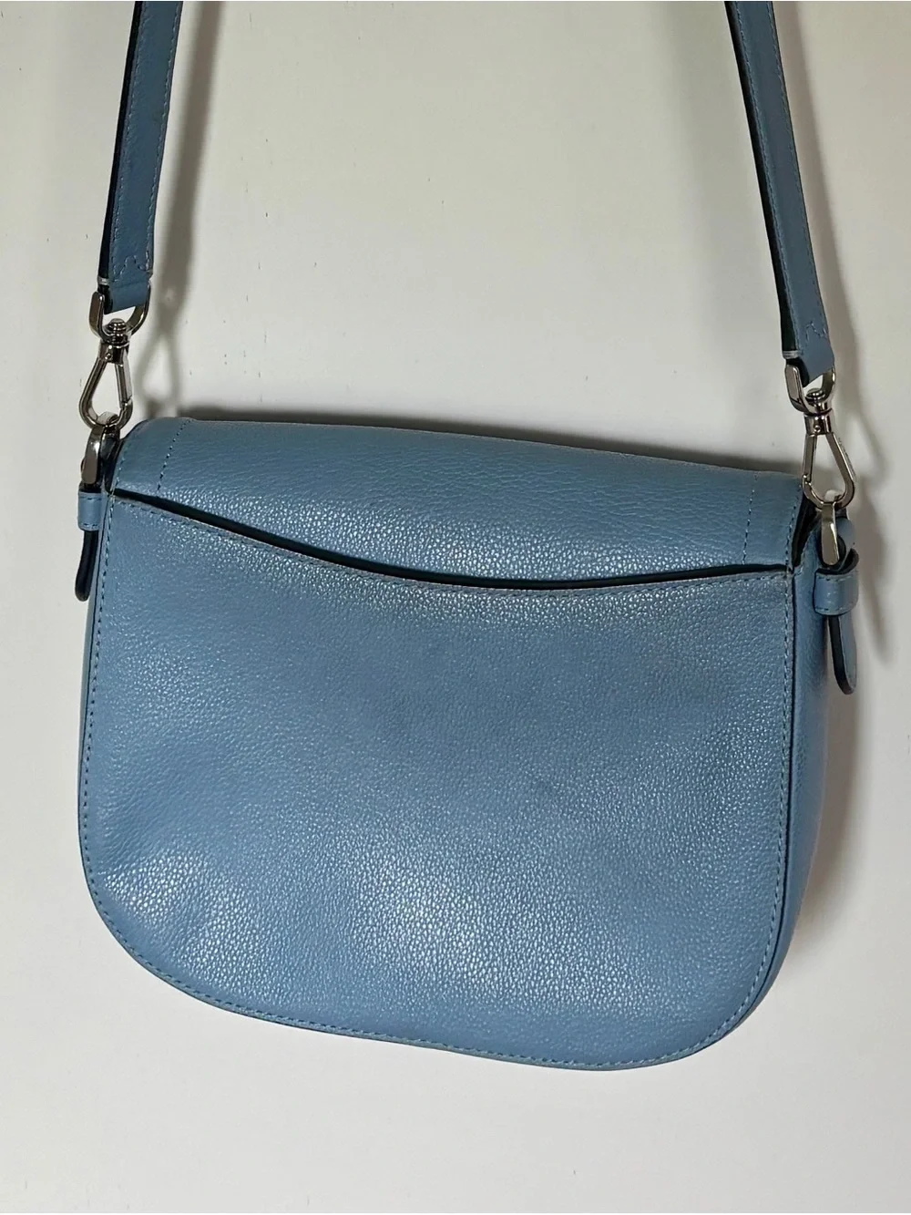 kate spade Light Blue Pebbled Leather Crossbody